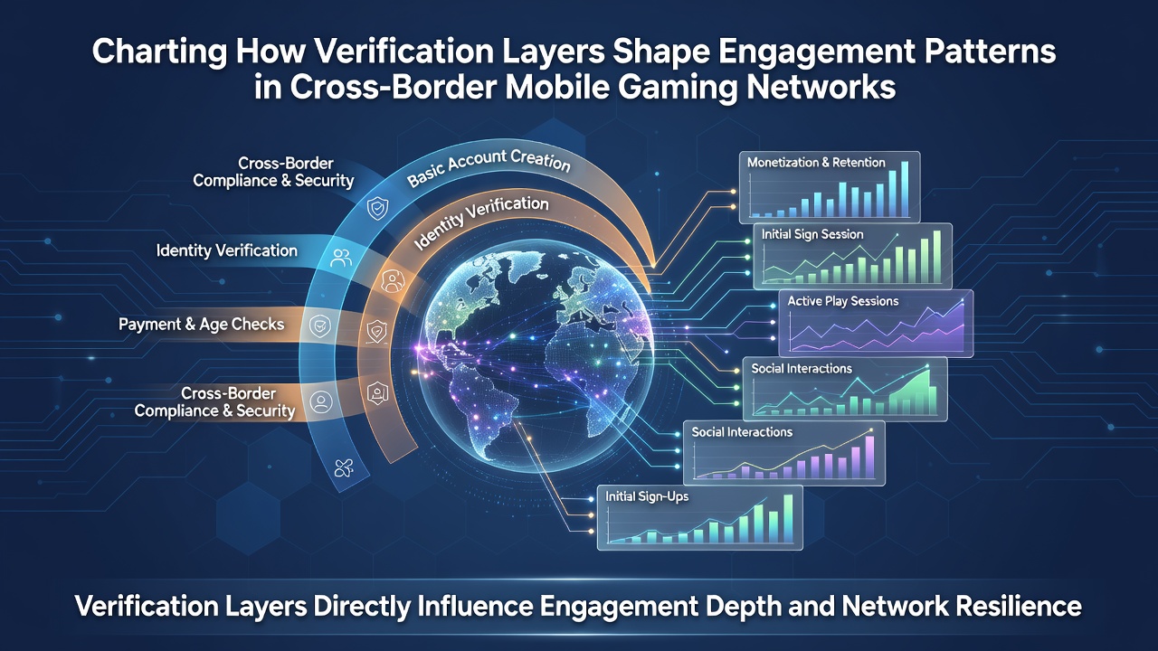 Graphs depicting engagement metrics before and after verification layer implementations