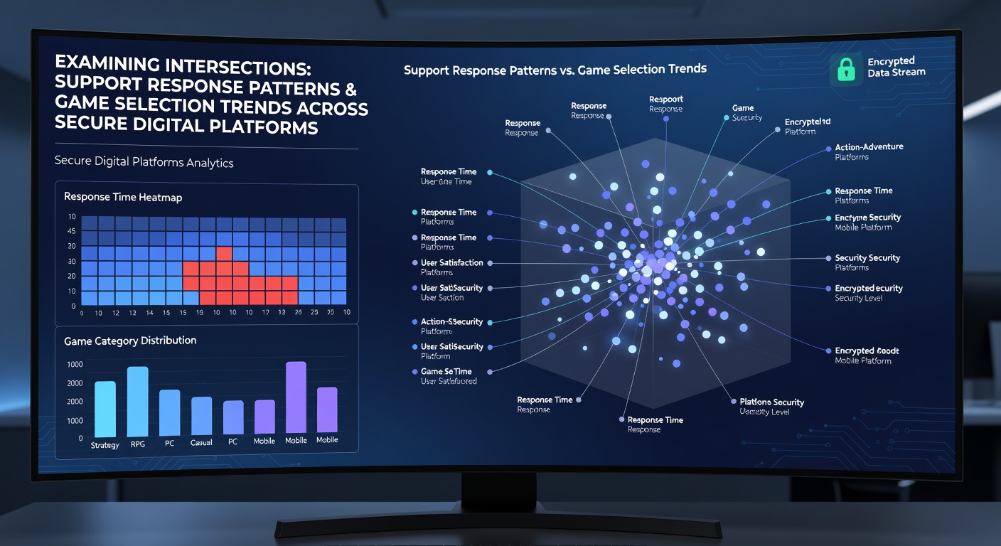 Secure digital gaming platform interface showing support chat and game selection options