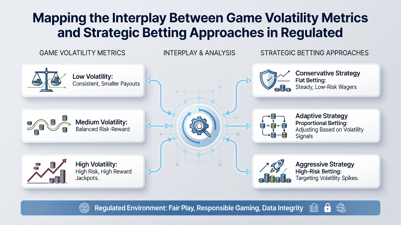 Strategic betting adjustments mapped against game volatility levels in secure online environments
