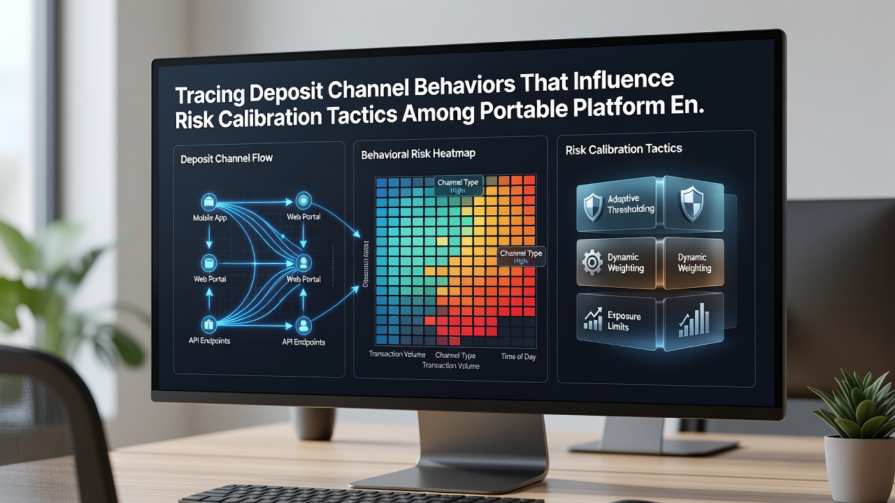 Analytics dashboard displaying deposit patterns and risk calibration metrics for portable platform users