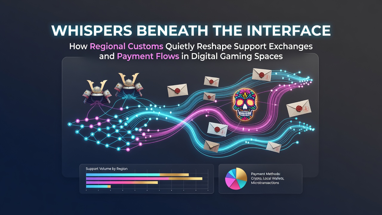 Digital gaming platform interfaces adapting to regional customs in customer support and payment processing